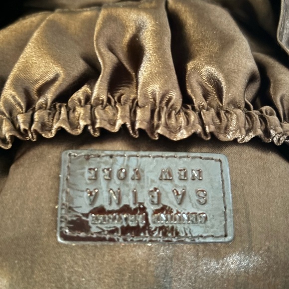 SABINA NEW YORK Genuine Patent Leather Shoulder Bag - Picture 10 of 11